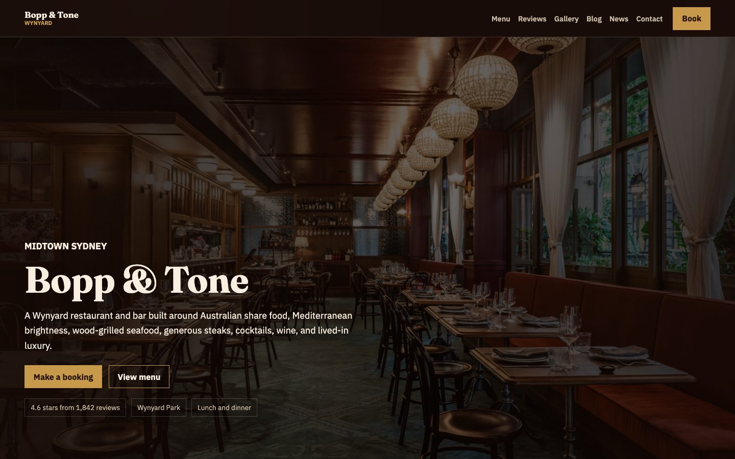 Bopp & Tone website preview