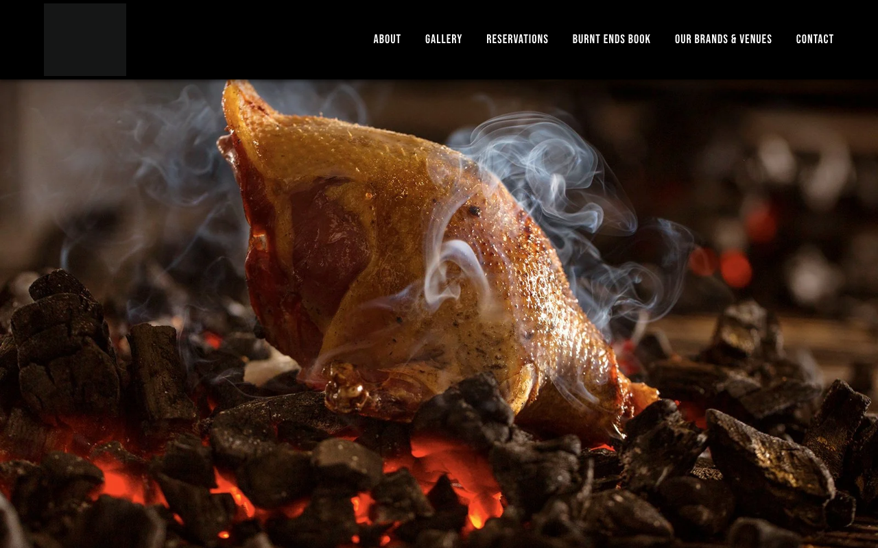 Burnt Ends website preview
