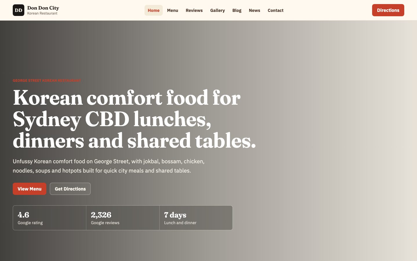 Don Don City website preview