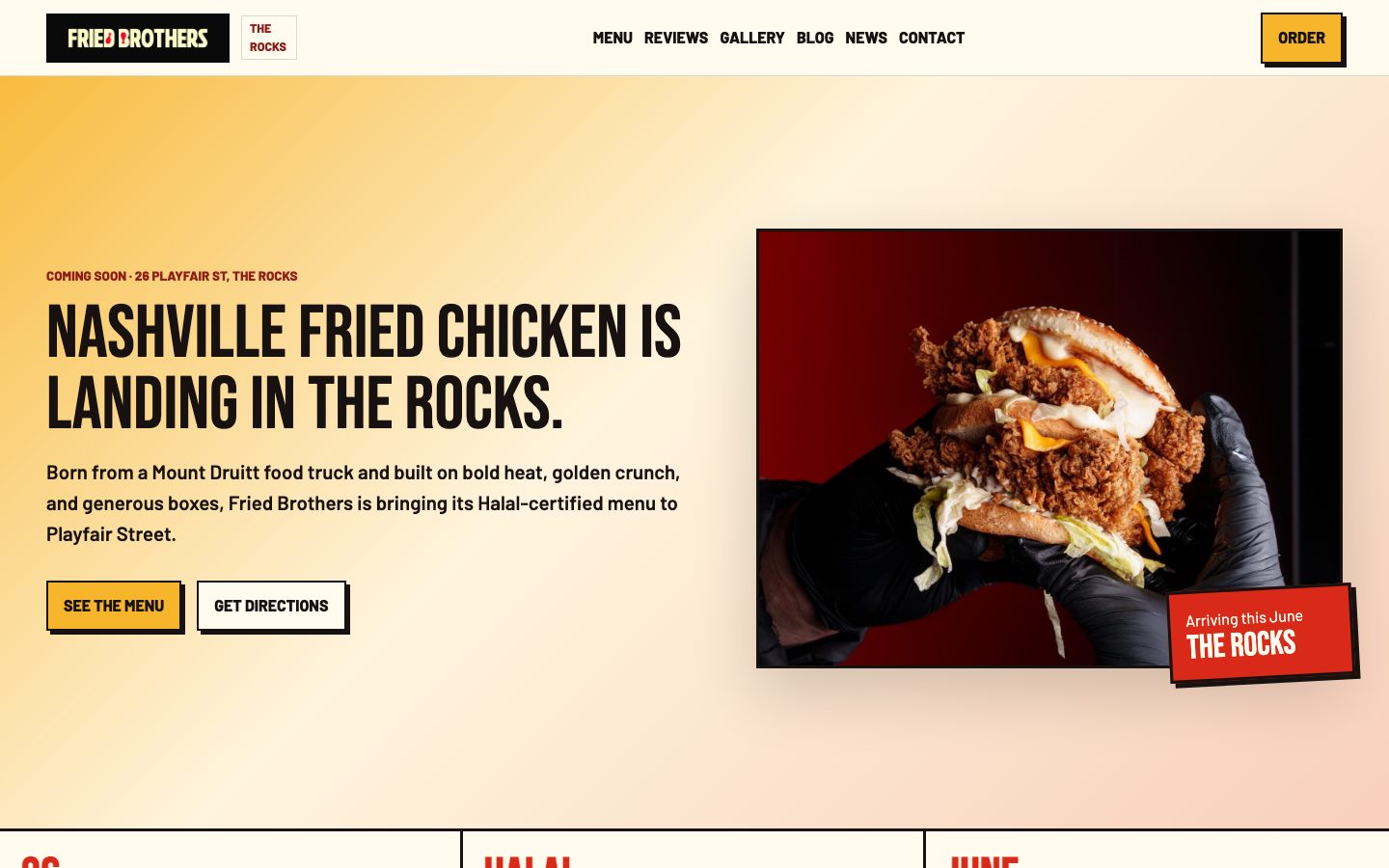 Fried Brothers Mount Druitt website preview