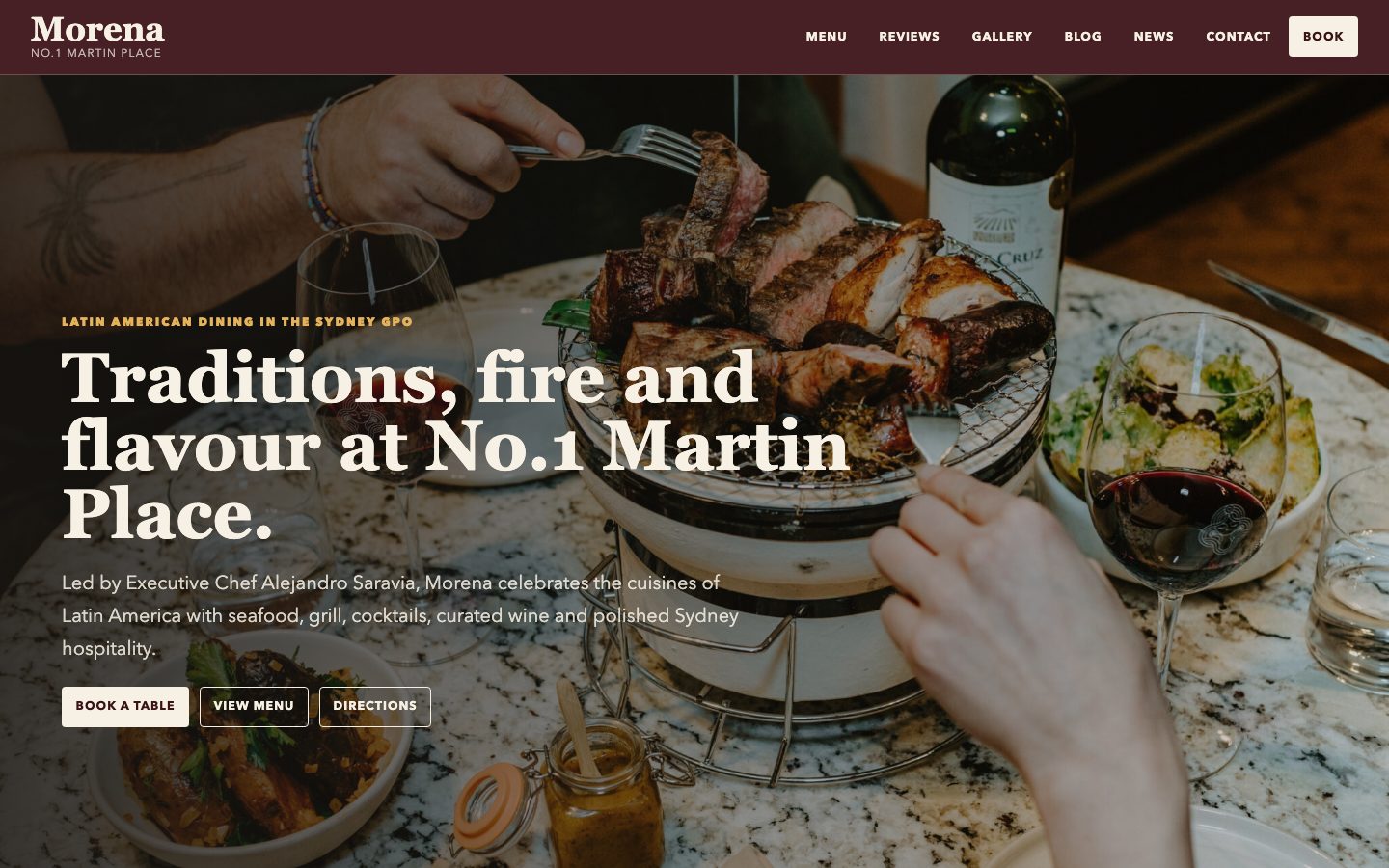 Morena website preview
